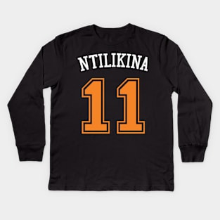 Frank Ntilikina Kids Long Sleeve T-Shirt